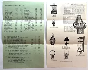 LAMPADA INTERRUTTORE FERROVIARIO ADLAKE NUMERO 1112 E LAMPADA MARCATORE 270 1974 LISTINO PREZZI RICAMBI - Foto 1 di 2