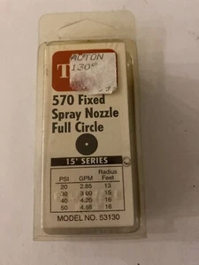 Toro 570 fixed spray nozzle full circle  15’ series.  Model 53130 new - Picture 1 of 2