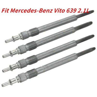 Set of 4 Glow Plugs Fit Mercedes-Benz Vito 639 2.1L OM646.982 Diesel 2004~2010 - image 1 of 2