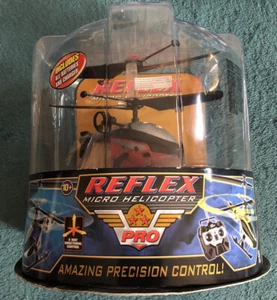 2006 Air Hogs Reflex R/C Pro Red Micro Helicopter HTF Rare 44164 New - Picture 1 of 3