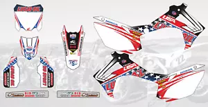 AM0249 GRAPHICS DECALS STICKERS FOR HONDA CRF250 R 2014-2017 CRF450 R 2013-2016 - Bild 1 von 1