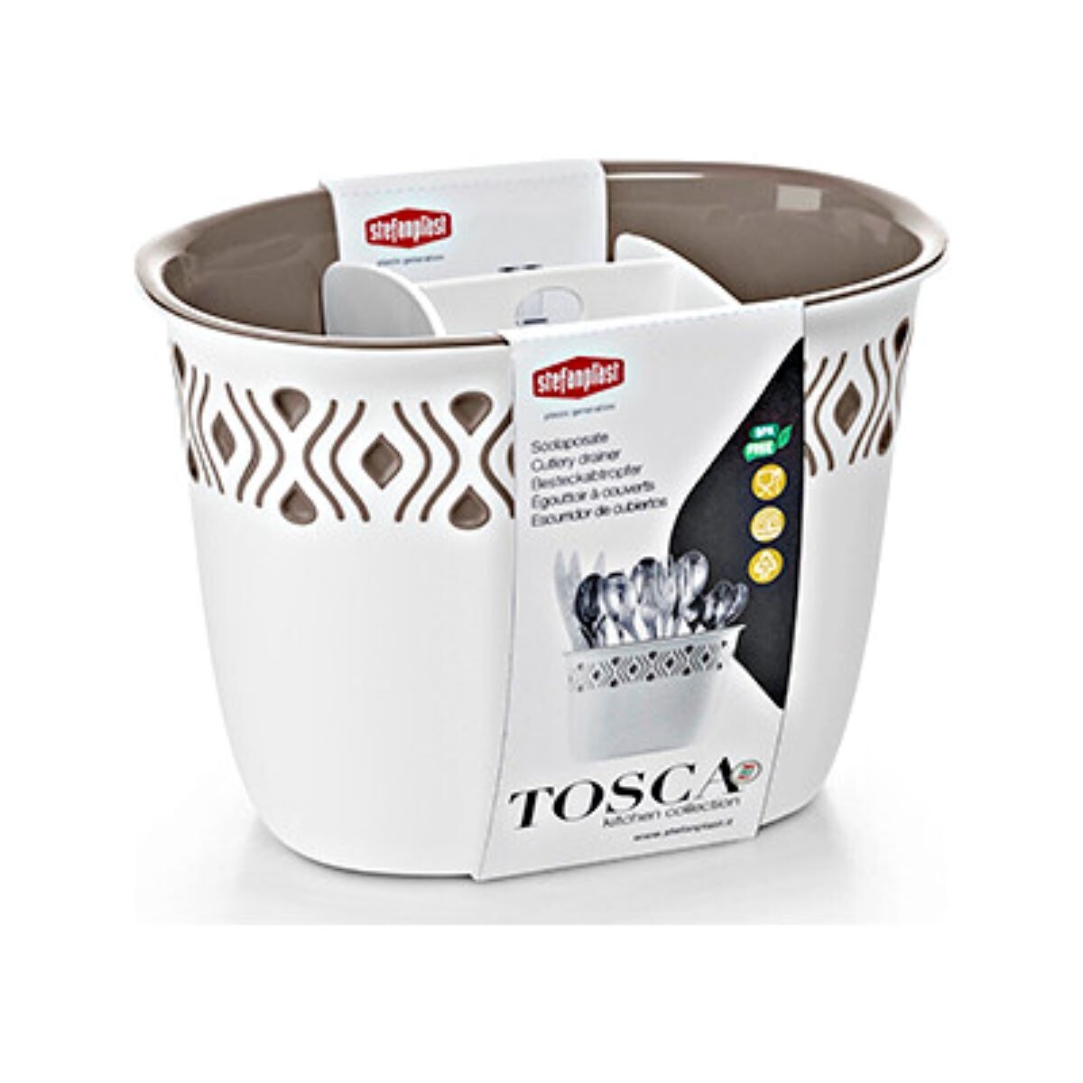 Staffe Per Scolapiatti - In Plastica Rinforzata, Per Vaschette Raccogligocce