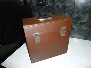 VINTAGE 12" VINYL LP BROWN CASE VERY NICE CONDITION - Picture 1 of 8