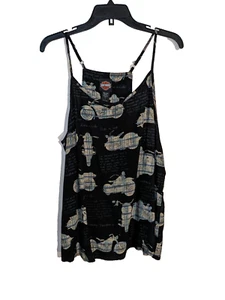 Harley Davidson Camisole Top Women's Size L Biker Chic y2k - Picture 1 of 7