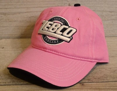 Carretes de pesca genuinos ZEBCO desde 1949 para mujer rosa y blanco gorra de pesca Foto 1 de 3