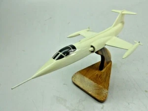 Lockheed F-104 Starfighter Fighter-Bomber Aircraft Wood Model Free Shipping - Picture 1 of 1