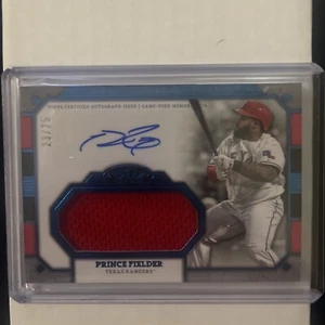 2024 Topps Tier One Prince Fielder Patch Auto /75 - Picture 1 of 6