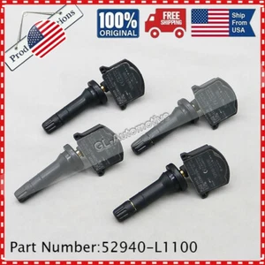 Set of 4, TIRE PRESSURE SENSOR TPMS, For Hyundai KIA Seltos 2020 2021 - Picture 1 of 5