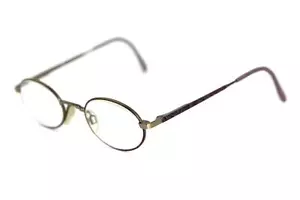 Apollo Kinderbrille Brille Messing/Altrosa gemustert glasses lunettes FASSUNG - Bild 1 von 1