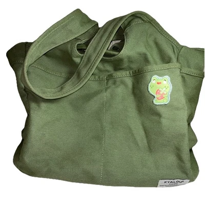 KYALOU Beige Canvas Tote Shoulder Bag Large Capacity with 11 Pockets - Image 1 of 4