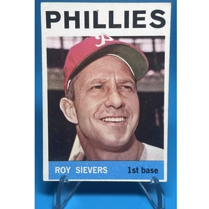 1964 Topps # 43 Roy Sievers (EX) - Philadelphia Phillies Sehr guter Zustand geknickt KOSTENLOSER VERSAND - Bild 1 von 2