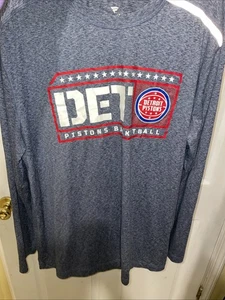 Detroit Pistons Fanatics Men’s Pullover Long Sleeve Size XLarge - Picture 1 of 14