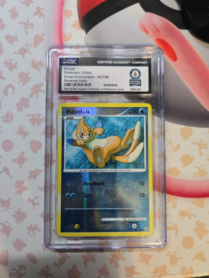 Guiness World Record Holder ❤️‍🔥 1 Of 1 (CGC) - Buizel 61/106 - Pokémon Card - Image 1 of 2