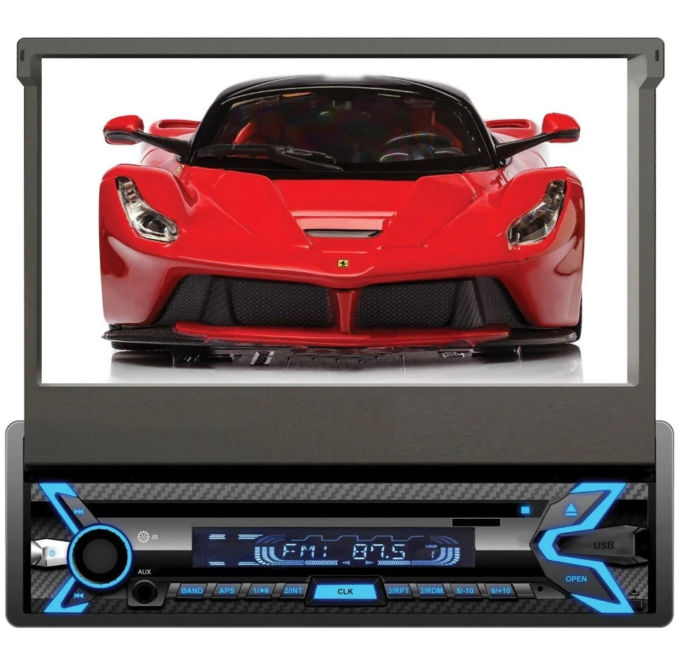 Audiotek Single DIN Touch MP4/CD Player Car Stereo w/ Bluetooth | AT-S7920BT - Image 1 of 1