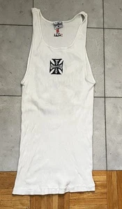Vintage West Coast Choppers Man’s White Tank Top Shirt Size XL - Picture 1 of 6