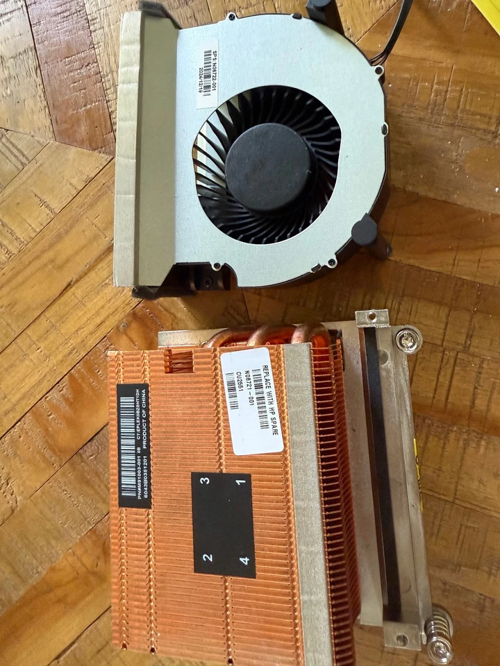 125W CPU heatsink and blower for HP Z2 - Mini G9 workstation - Photo 1/1