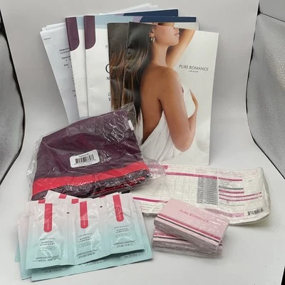 Lote de suministros de consultor puro romance mantel catálogo tarjetas de visita muestras Foto 1 de 4