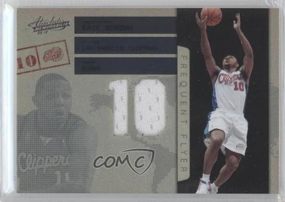 2009 Absolute Memorabilia Frequent Flyer Jersey Number Materials /25 Eric Gordon - Image 1 of 2