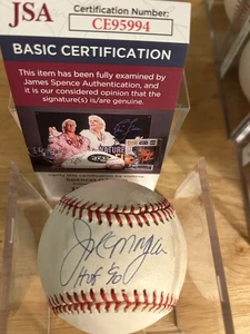 Joe Morgan Autographed RON Baseball w/HOF Insc - JSA COA CE95994 - Picture 1 of 1