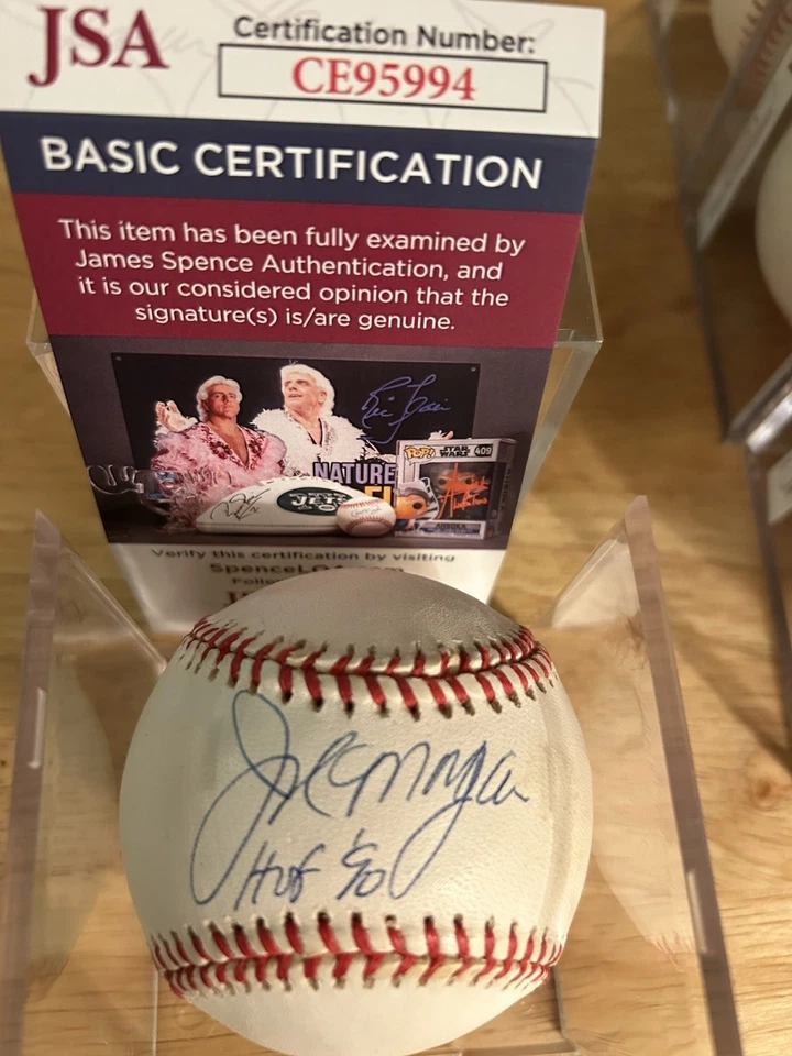 Joe Morgan Autografiado RON Béisbol con Insc de Corte - Certificado de Autenticidad JSA CE95994 Foto 1 de 1