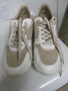 sneaker tamaris damen 40 - sportliche Turnschuhe beige weiß - Bild 1 von 5