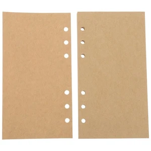 80 Sheets Blank Refill Paper A6 Blank Refillable Loose Leaf Paper Inserts For - Picture 1 of 20