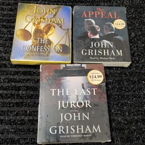 3 John Grisham Audio Books CD New Sealed . Confession, Appeal, Last Juror - Bild 1 von 9