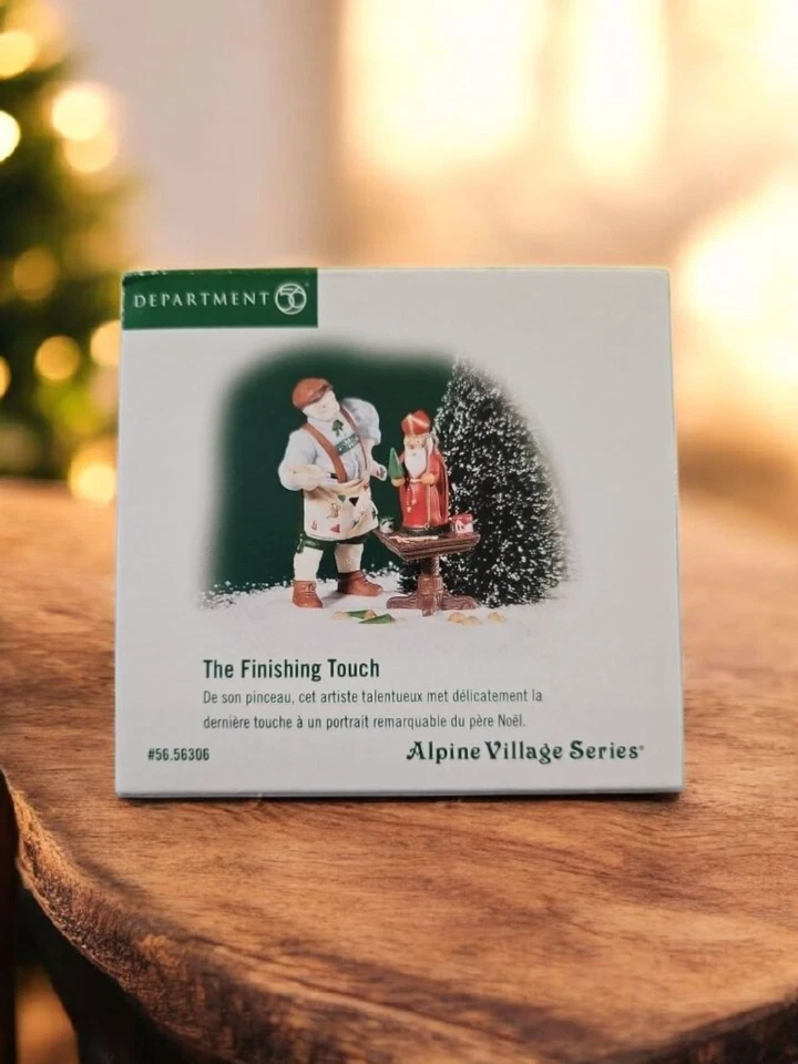 Department 56 “The Finishing Touch” de la colección Alpine Foto 1 de 4