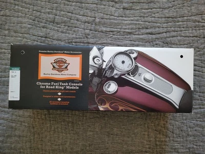 Новая хромированная консоль топливного бака 2004-2007 Harley Davidson Road King - Изображение 1 из 4