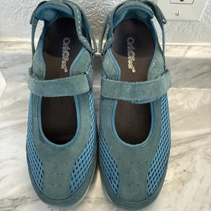 Scarpe ortopediche Orthofeet 898 Sanibel Mary Jane scamosciate misura 9,5 larghe - Foto 1 di 7