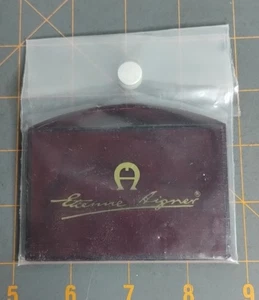 Borsa ETIENNE AIGNER marrone tartaruga guscio specchio a mano in custodia plastica vintage - Foto 1 di 3