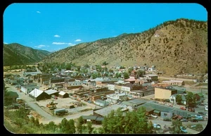 PANORAMA VON IDAHO SPRINGS, CO POSTKARTE - Bild 1 von 1