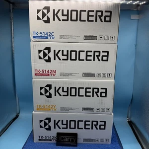4x Original Kyocera TK5142 K,C,M,Y Toner Set - Bild 1 von 3