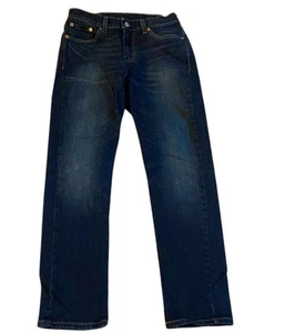 LEVI'S 511 Jeans Mens 28x30 (Fits 28x29) Slim Fit Dark Blue Wash Stretch Denim - Picture 1 of 10