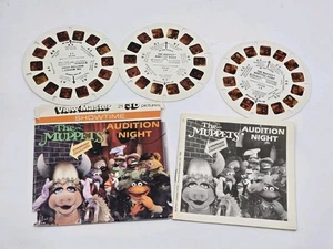 View-Master THE MUPPETS AUDITION NIGHT - L9 - 3 Reel Set w Booklet VTG 1980 - Picture 1 of 7
