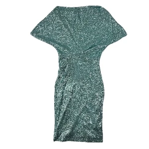 Alexia Admor Paillettenkleid hellblau S glitzernd Party Cocktail formell Glam Neu mit Etikett - Bild 1 von 13