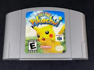 Hey You Pikachu (Nintendo 64, 1999) Cleaned / Tested / Authentic - N64 - Picture 1 of 4