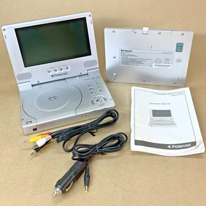 Polaroid PDV-0700 tragbarer 7" DVD Player mit Auto Netzkabel getestet funktioniert - Bild 1 von 16