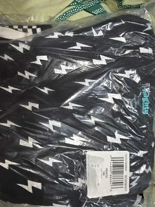Mighty Goods Size 18M 5-Pack Short Sleeve Bodysuits in Multi Lightning Bolts - Picture 1 of 3