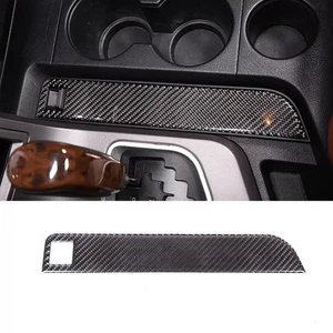 For Tundra Customization with Soft Carbon Fiber Center Console Strip Stickers - Picture 1 of 12