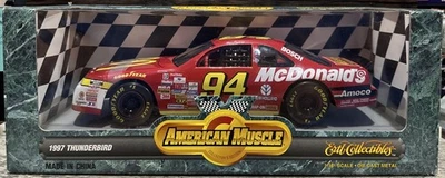 1997 Bill Elliott McDonald’s Ford Thunderbird 1/18 ERTL American Muscle NASCAR - Image 1 of 3