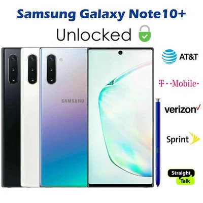 全新三星 Galaxy Note10+ Plus 4G SM-N975U 256GB GSM+CDMA 无锁版 6.8 美国 — 第 1/4 张图片