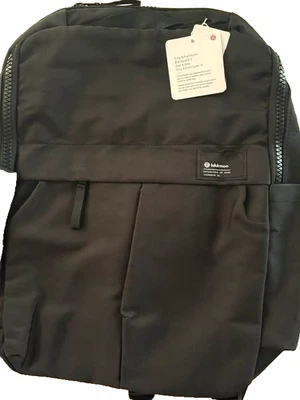 Mochila Lululemon City Adventurer 23L Negra Laptop Bolso de Gran Capacidad Bolso Escolar Foto 1 de 4