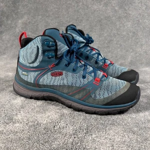 Keen Boots Terradora II Mid 1017685 Wanderschuhe Schuhe wasserdicht Damen 10 blau - Bild 1 von 11