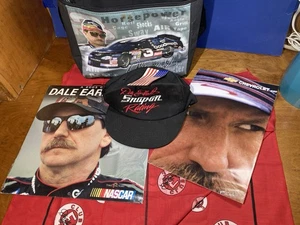 Dale Earnhardt Lot: Snap On Racing Hat, Bandannas X2, Kalender, Filmposter - Bild 1 von 7