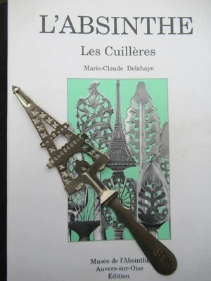 AUTHENTIQUE CUILLERE CUILLER ABSINTHE ANCIENNE TOUR EFFEIL WJB 1900  16 cm 15 g - Photo 1/4