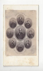 Antigua foto CDV de oficiales navales de la Guerra Civil 1861 - Imagen 1 de 3
