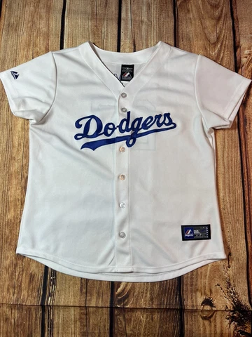 Matt Kemp Los Angeles Dodgers MLB Baseball Majestic Jersey Youth Kids Large Sewn Cover