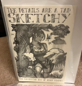 Adam Hughes The Details Are a Tad Sketchy Convention Sketchbook Signed, 2008 - Picture 1 of 1