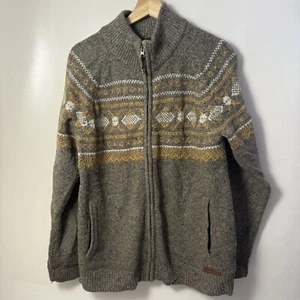 Sherpa Adventure Gear Wool/Alpaca Sweater Large Zip Nepal Hiking Cabin Gorpcore - Picture 1 of 10
